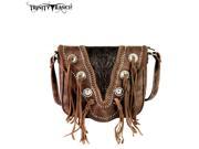 TR34 8287 Trinity Ranch Tooled Leather Collection Handbag Coffee