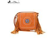 MW327 8360 Montana West Fringe Collection Crossbody Brown