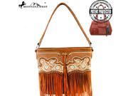 MW342G 916 Montana West Fringe Collection Concealed Handgun Collection Tote Brown