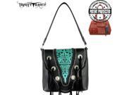 TR34G 116 Trinity Ranch Tooled Collection Concealed Handgun Collection Handbag Black