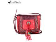 MW317 8287 Montana West Tooled Collection Crossbody Red
