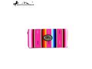 MW351 W002 Montana West Serape Collection Wallet Pink