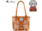 MW314G 8014 Montana West Concho Collection Concealed Handgun Tote Brown