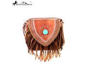 MW370 8287 Montana West Fringe Collection Crossbody Bag Brown