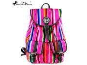 MW351 9110 Montana West Serape Backpack Collection Handbag Pink