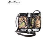 HF10 8360 Montana West Camouflage Collection Crossbody Green Beige