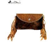 RLC L038 Montana West 100% Real Leather Clutch Tan
