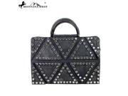 MW308 8082 Montana West Bling Bling Tote Satchel Collection Black