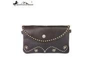 RLC L037 Montana West 100% real Leather Clutch