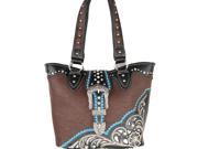 CHF 1087 Concealed Carry Buckle Embroidery Tote Bag