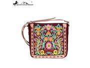 Montana West Embroidered Collection Crossbody Bag Burgundy