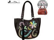 Montana West Concho Collection Concealed Handgun Collection Tote Coffee