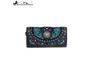 Montana West Concho Collection Wallet Black