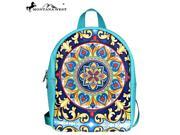 Montana West Aztec Collection Backpack Turquoise