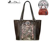 Montana West Native Amereican Collection Concealed Handgun Tote Coffee