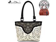 Montana West Floral Collection Concealed Handgun Tote Beige