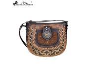 Montana West Concho Collection Crossbody Bag Brown