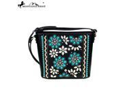 Montana West Floral Collection Crossbody Black