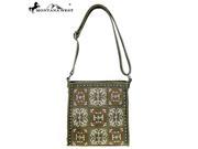 Montana West Embroidered Collection Crossbody Bag Green