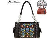 Montana West Embroidered Collection Concealed Handgun Satchel Coffee