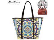 Montana West Aztec Collection Concealed Handgun Tote Coffee