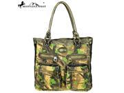 Montana West Camo Stone Washed Canvas Travel Bag Collection Tote Green