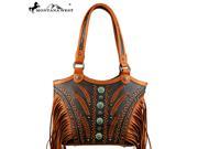 Montana West Concealed Handgun Fringe Collection Tote Coffee