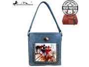 Montana West Horse Art Concealed Handgun Tote Janene Grende Collection Turquoise