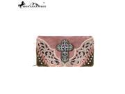 Montana West Spiritual Collection Secretary Style Wallet Pink