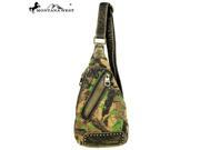 Montana West Camo Stone Washed Canvas Travel Bag Collection Crossbody Sling Bag Green