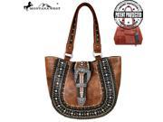 Montana West Buckle Collection Concealed Handgun Tote Coffee