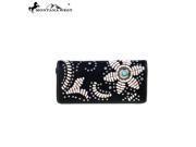 Montana West Floral Collection Wallet Black
