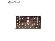 Montana West Native American Collection Secretary Style Wallet Coffee