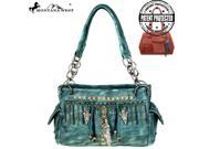 Montana West Native American Collection Concealed Handgun Satchel Turquoise