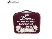 Montana West Scripture Bible Verse Collection Bible Cover Burgundy