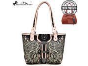Montana West Buckle Collection Concealed Handgun Tote Coffee