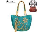 Montana West Concho Collection Concealed Handgun Collection Tote Turquoise