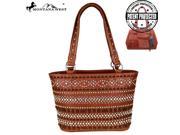 Montana West Bling Bling Collection Concealed Handgun Tote Brown