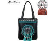 Montana West Bling Bling Collection Concealed Handgun Tote Black