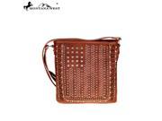 Montana West Studs Collection Crossbody Bag Brown