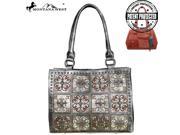 Montana West Concho Collection Concealed Handgun Collection Satchel Grey