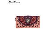 Montana West Concho Collection Wallet Pink
