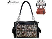 Montana West Concho Collection Concealed Handgun Collection Satchel Black