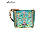 Montana West Embroidered Collection Crossbody Bag Turquoise