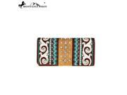 Montana West Embroidered Collection Wallet Brown