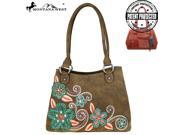 Montana West Floral Collection Concealed Handgun Hobo Coffee