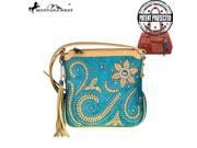 Montana West Concho Collection Concealed Handgun Collection Crossbody Turquoise