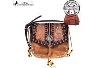 Montana West Concho Collection Concealed Handgun Saddle Bag Brown
