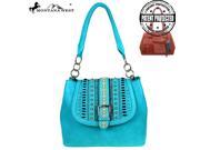Montana West Belt Buckle Collection Concealed Handgun Tote Turquoise
