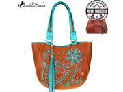 Montana West Concho Collection Concealed Handgun Collection Tote Brown